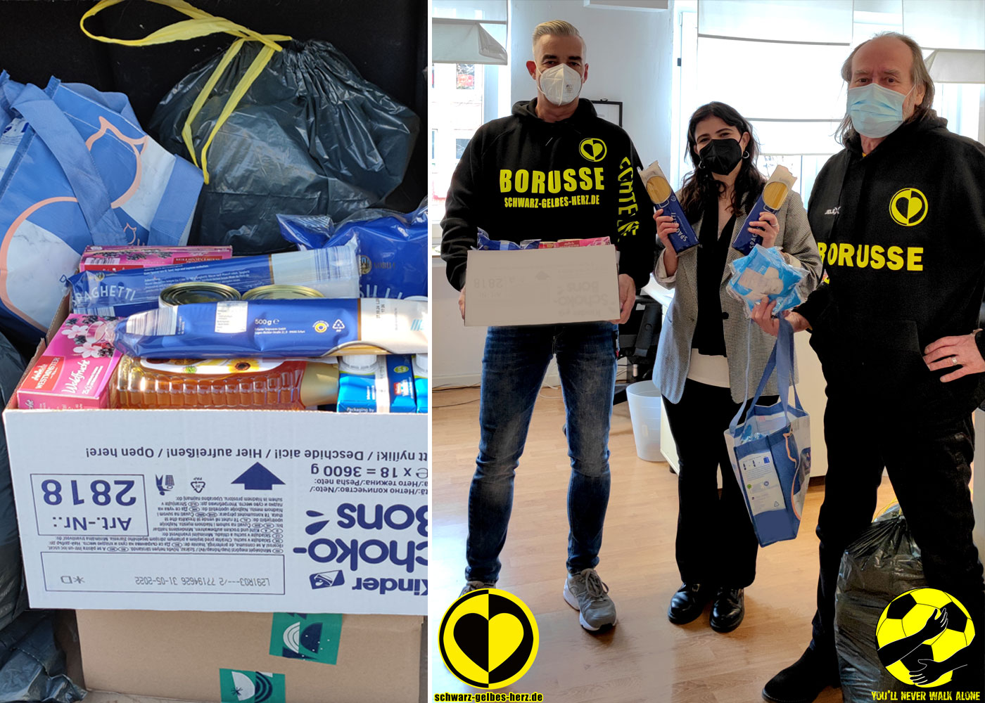 Spende für Obdachlose