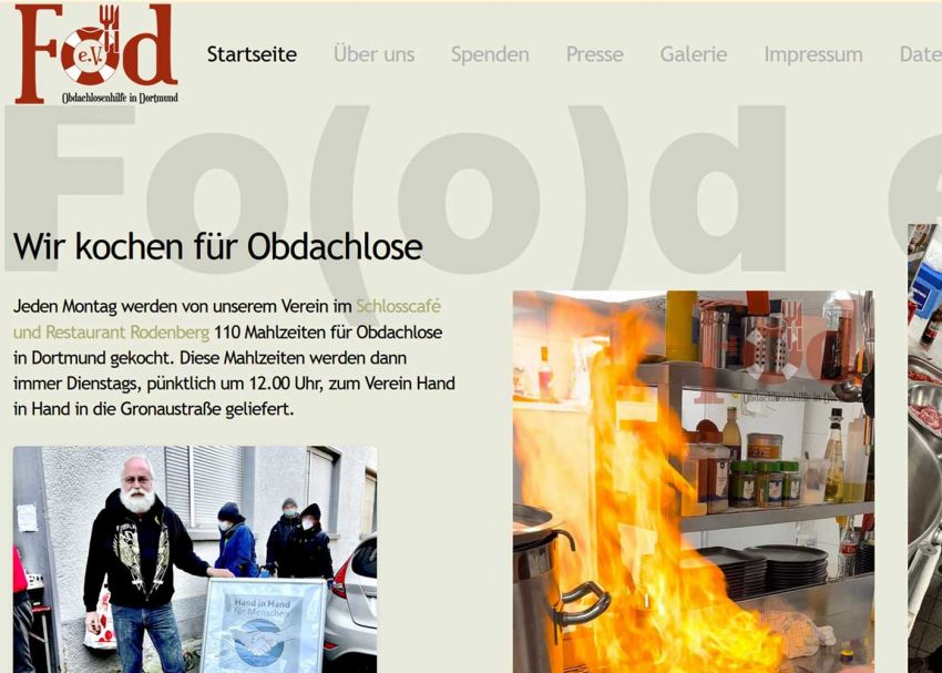 Webseite des Verein Fod e.V.